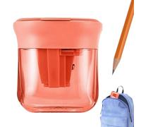 Temperamatite manuale | Temperamatite Foro Con Coperchio | Materiale Scuola Ufficio Compatto | Per Uomo Donna Bambino Ragazza Bambino Bambino Figlio Figlia Teen Bambini