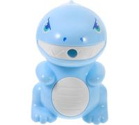Temperamatite Metallo a Manovella Dinosauro in Blu Plastica
