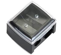 Temperamatite per eyeliner Temperamatite per trucco Temperamatite a doppio foro Temperamatite con coperchio Temperamatite cosmetico portatile per sopracciglia Eyeliner Matita Strumenti di trucco