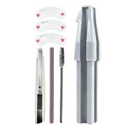 Temperamatite per il trucco temperamatite - temperamatite | temperino per il trucco | include taglierina, penna in legno, pennello e carte, per donne, principianti, professionisti ed