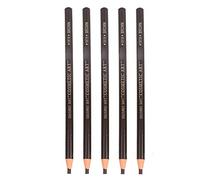 Temperamatite per Sopracciglia, Matita per Sopracciglia Resistente Al Graffio da Disegno Facile Set 4 Lati Uso per Saloni di Bellezza (matita per sopracciglia marrone)