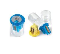 Temperamatite Plastica 3 Fori Trasparente 3 In 1 1Pz