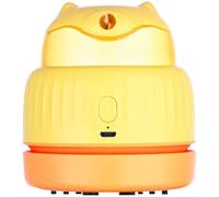 Temperamatite portatile a doppio scopo e aspirapolvere con potente aspirazione e lunga durata con singola carica (giallo)