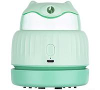 Temperamatite portatile a doppio scopo e aspirapolvere con potente aspirazione e lunga durata con singola carica (verde)