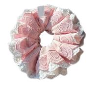 Temperamento Elastico Dei Capelli Scrunchies Per Ragazza Pizzo Trim Corda Dei Capelli Molla Corda Per Capelli Per La Ragazza Fornitura