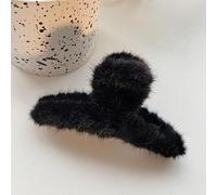 Temperamento Nero Scrunchies Autum/Inverno Legami per capelli Porta coda di cavallo Elastico Fascia per capelli Donna Ragazza Accessori per capelli coreani-13