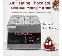 Temperatrice Commerciale del Cioccolato 500w, Crogiolo del Cioccolato dei 4 Serbatoi, Scioglitore del Cioccolato dello Scaldavivande dell'Acciaio Inossidabile