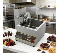 Temperatrice per fusione del cioccolato, serbatoio in acciaio inossidabile con distributore automatico, velocità 35-55 giri/min, controllo 0-95 ° C per uso professionale da tavolo, pasticceria, 10 kg