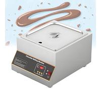 Temperatrice professionale per cioccolato con termostato, pentola in acciaio inox per una perfetta consistenza del cioccolato, ideale per uso domestico e commerciale