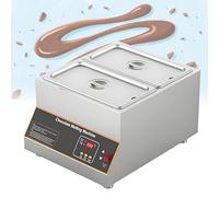 Temperatrice professionale per cioccolato con termostato, pentola in acciaio inox per una perfetta consistenza del cioccolato, ideale per uso domestico e commerciale