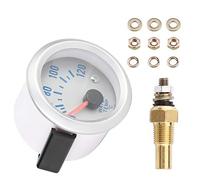 Temperatura Acqua Motore Manometro Temperatura Acqua Illuminato Water Temperature Indicators Strumenti E Sonda Motore adatto per52mm 2 '' Universal Car Motor Digital Blue Led