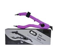 Temperatura Regolabile 220 ℃ Smart Mini Riscaldamento Punta Affilata Strumento For L'estensione Dei Capelli Alla Cheratina Bonding Fusion Hair Extension Iron Efficienza E Risparmio Di Tempo(Purple)
