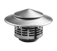 Temperatura Resistente Camino Cappello for Tetto Tubo Esausto e Protezione [EEK: A]