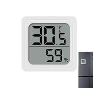 Temperature And Humidity Monitor, 4.4x1.1cm Digital Temperature Humidity Gauge, Consistent Sensor Gauge Easy To Read Powered Use In Garage Room Bedroom Porch Patio Bathroom Basement Nursery