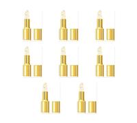 TempéRature Changement Couleur Rouge à LèVres Baume à LèVres éTanche Longue | Gold Crystal Chapstick Maquillage durable couleur Hydratation Glossy Gold Foil Respirant etnaturel Superposition polyvalente
