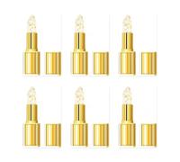 TempéRature Changement Couleur Rouge à LèVres Baume à LèVres éTanche Longue | Gold Crystal Chapstick Maquillage durable couleur Hydratation Glossy Gold Foil Respirant etnaturel Superposition polyvalente