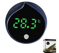 Temperature Gauge For Aquarium - Double-Unit Digital Temperature Monitor For Fish Tank | Freshwater Fish Tank Accessories - For Saltwater Freshwater Aquariums Indoor Home Room Axolotl Turtle Betta