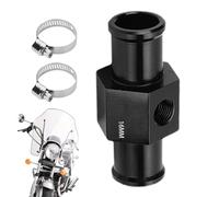 Temperature Gauge Joint Pipe - Water Temp Meter - Pipe, Gauge Adapter, Magnet, Suction Cup, High-Density Aluminum Alloy Water Temp Joint, Car Engine Temperature Sensor Connector, Fits Most Vehicles