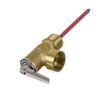Temperature Pressure Relief Valve 210°F 150 PSI - Hot Water Tank Relief Valve | Safety Accessories With Extended Probe For Plumbing Systems Boilers Commercial Properties Residential Buildings