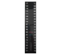 Temperature Reading Strip - LCD Temperature Reading Strip | LCD Sensor Thermometer Sticker - 16-50°C Reusable Strips with Clear Colour Display for Accurate Monitoring Ideal for Aquarium Fridge Freezer