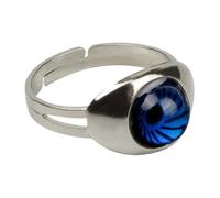 Temperature-Sensitive Ring, Minimalist Color-Changing Jewelry, Adjustable Zinc Alloy Band, Comfortable Acrylic Gemstone, Ideal for Present, Fashion, Everyday Wear, 11x16mm, 1 Piece