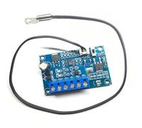 Temperature Speed 4A DC12V 24V Automatic PC CPU Fan Regulator with for Industrial Outdoor Cabinets and Indoor Environment, Adjustable and Fixed Mode, 12-Inch Probe