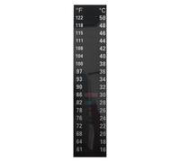 Temperature Strips, LCD Environmental Sensor Sticker for Monitoring 16-50°C Range in Aquarium, Frigorifero, Freezer, Brewing, Indoor, Outdoor Use