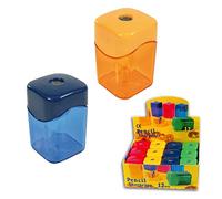 Temperino Metallo 1 Foro Quadrato Conf. 12 Pz.