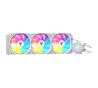 Tempest Liquid Cooler 360 RGB Kit di Raffreddamento a Liquido, Radiatore Triplo 120mm, Compatibile Intel e AMD, Bianco