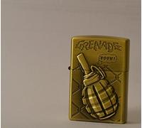 TEMPESTA ACCENDINO - ACCENDINO A BENZINA - 1 WK - 2 WK - IMPOSTARE - BOOM! - GRANATA (F25)