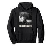 Tempesta Che insegue la meteorologia Tornado Chaser Meteorologo Felpa con Cappuccio
