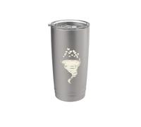 Tempesta con cuori d'amore Bicchiere termico in acciaio inox doppia parete