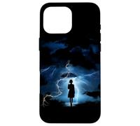 Tempesta di tuoni e fulmini Custodia per iPhone 16 Pro Max