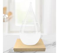 Tempesta per previsioni meteo Regali creativi, Decorazioni, Gocce d'acqua Bottiglia di vetro, Cambiare con il tempo, Ufficio, Camera da letto Scrivania Decorazioni