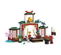 Lego ninjago 71831 tempio dello spinjitzu ninja - set giocattolo con 4 minifigure, drago, armi e accessori, giochi bambini 4+