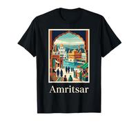 Tempio di Amritsar India Culturale Viaggi Graphic Design Maglietta