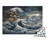 Tempio giapponese Puzzle 1000 Pezzi In cartone Resistente, Un Tangram Per Giochi Di Puzzle Per Lo Sviluppo Cognitivo, Ideale Per Attività Fuzzle Post-scuola, Il Puzzle Più Venduto