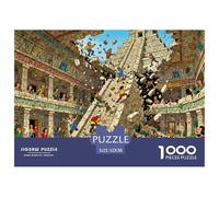 Tempio Maya Antico Puzzle in Legno Impermeabile Puzzles Da 1000 Pezzi Per Adulti Sfidanti E Rompicapo Giochi Di Puzzle Impegnativi