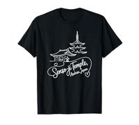 Tempio Senso-ji, Asakusa, Giappone Signature Heart Art Souvenir Maglietta