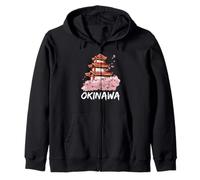 Tempio Zen Okinawa Giappone Cultura Felpa con Cappuccio