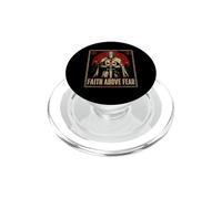 Templare Cavaliere Fede Sopra Paura Croce Cristiana PopSockets PopGrip per MagSafe