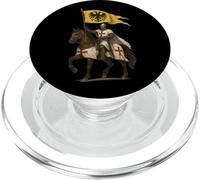Templari Knight con bandiera dell'impero sacro romano PopSockets PopGrip per MagSafe
