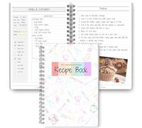 Templatables Quaderno per ricette e ricettario di famiglia: libro di ricette vuoto per creare e organizzare la tua collezione di ricette personalizzate | A5 Mono