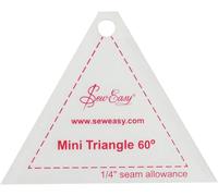 Template Di Patchwork Quilting Mini Triangolo 60 Gradi Sew Easy NL4153.4