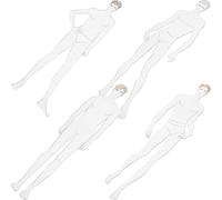 Template Disegno Figura Uomo 4 Pezzi per Moda e Schizzi