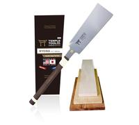 Temple Tool Co. - Sega a mano giapponese Ryoba da 9,5 mm con taglio a strappo e taglio trasversale, sega per legno per coda di rondine, tenoni, falegnameria, taglieri su lunghezza e larghezza