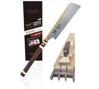 Temple Tool Co. - Sega a trazione giapponese, 240 mm, sega a mano per coda di rondine, tenoni, falegnameria fine - sega a coda di rondine per legno Dozuki