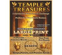 Temple Treasures: 2 Chronicles Word Search Challenge (Supersized Edition)