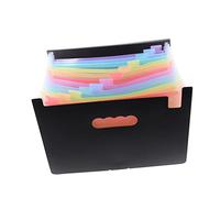TEMPNAP 1 pezzo Portadocumenti Espandibile Strati con Capacità Organizer Versatile per e Scuola con Chiusura Flessibile e Design Colorato