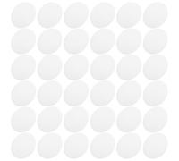 TEMPNAP 100 Pezzi Carta da Filtro Qualitativa Bianca per Laboratorio Carta Tonda in Resistente per Esperimenti di Chimica e Test Ambientali Standardizzati